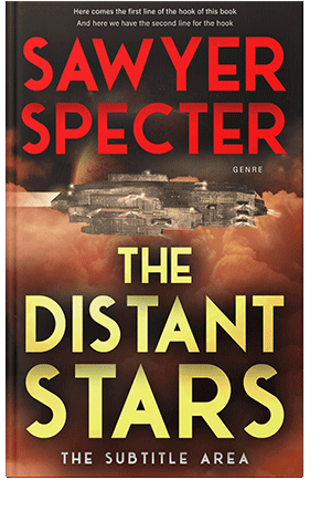 Pre Made Book Cover Cocoa Bean