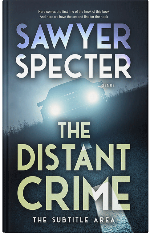 Front view of Premade Mystery & Thriller & Suspense Book Cover - Sea Mist