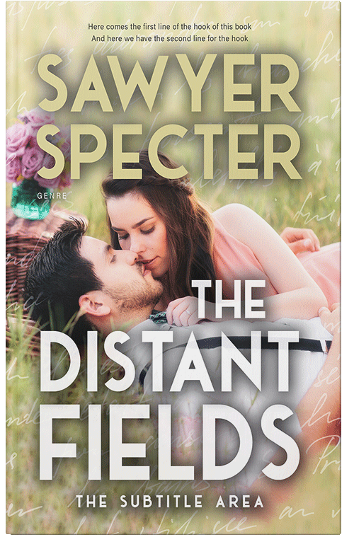 Front view of Premade Romance Book Cover - Indian Khaki