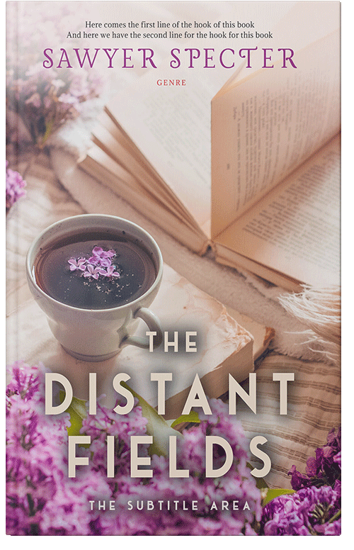 Front view of Premade Literary Fiction Book Cover - Clam Shell