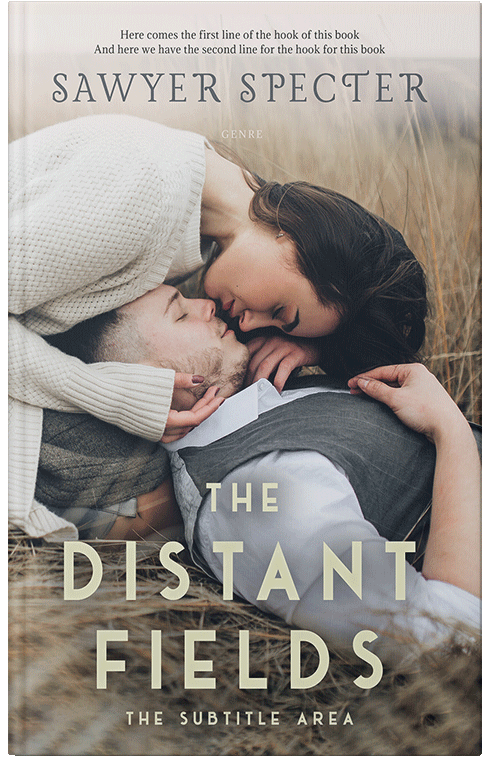 Front view of Premade Romance Book Cover - Tea