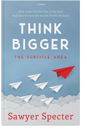 Pre Made Book Cover Glacier