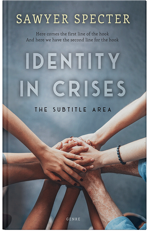 Front view of Premade Self-Improvement & Self-Help Book Cover - Pale Sky