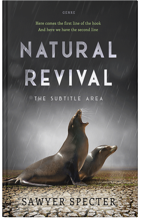 Front view of Premade Science & Nature Book Cover - Dune