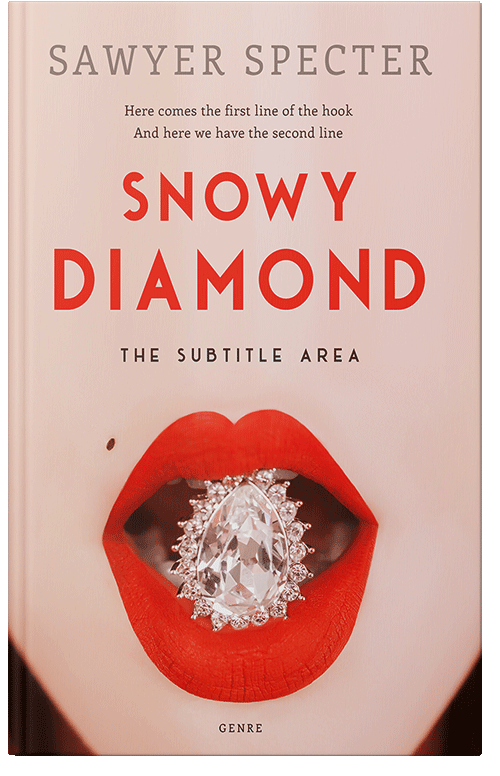 Front view of Premade Erotica Book Cover - Almond