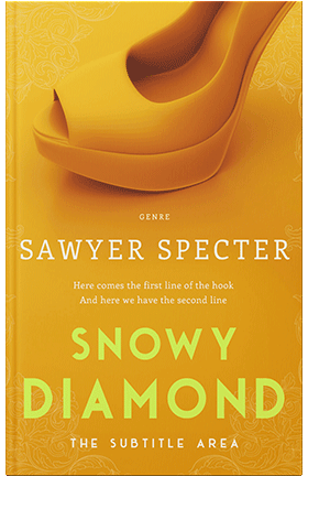 Pre Made Book Cover Gamboge