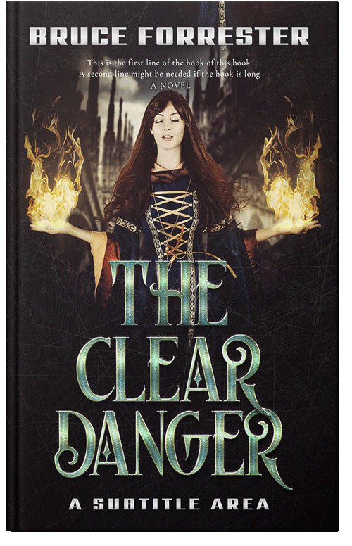 Front view of Premade Fantasy Book Cover - Chino