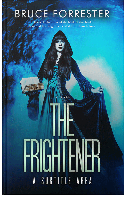 Front view of Premade Horror Book Cover - Jet Stream