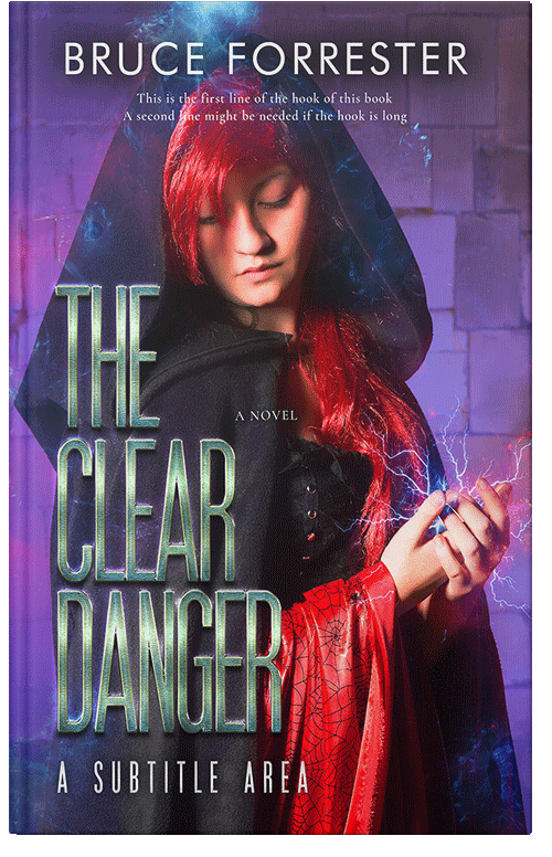 Front view of Premade Fantasy Book Cover - Bleached Cedar