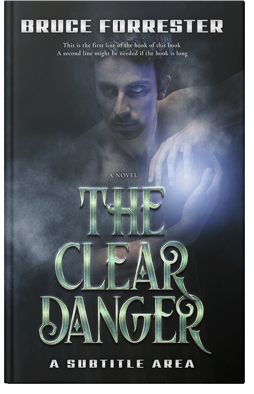 Front view of Premade Fantasy Book Cover - Outer Space