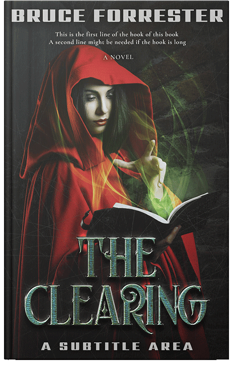 Front view of Zeus #9233 - Premade Fantasy Book Cover