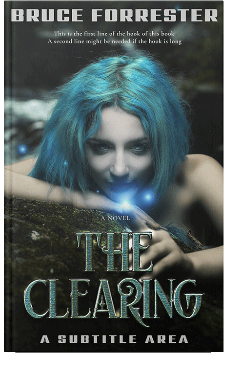 Front view of Outer Space #9234 - Premade Fantasy Book Cover