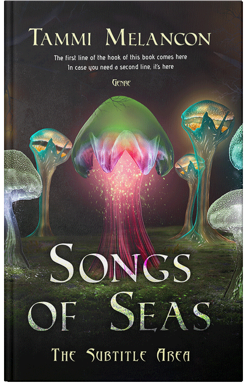 Front view of Premade Fantasy Book Cover - Dune