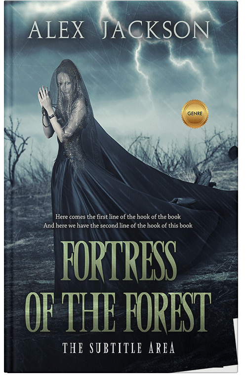 Front view of Premade Mystery & Thriller & Suspense Book Cover - Mirage