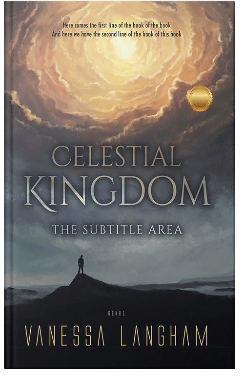 Front view of Premade Religion & Spirituality Book Cover - Tuna