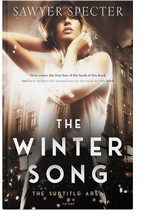 Pre Made Book Cover Double Spanish White