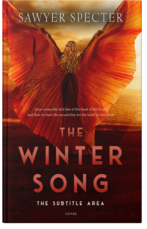 Front view of Premade Fantasy Book Cover - Hot Cinnamon