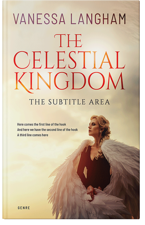 Front view of Premade Fantasy Book Cover - Parchment