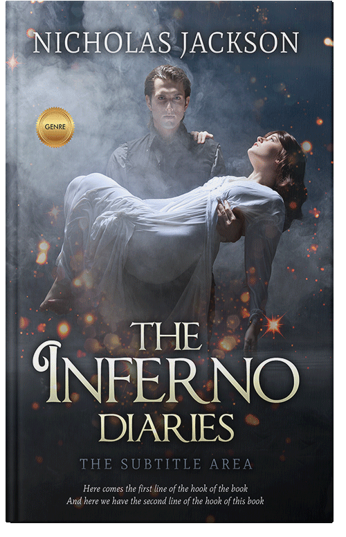 Front view of Premade Fantasy Book Cover - Tuna