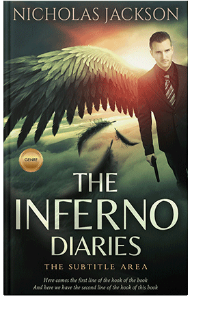 Pre Made Book Cover Tan