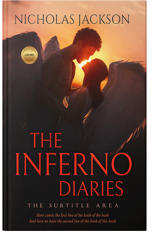 Front view of Premade Fantasy Book Cover - Night Rider