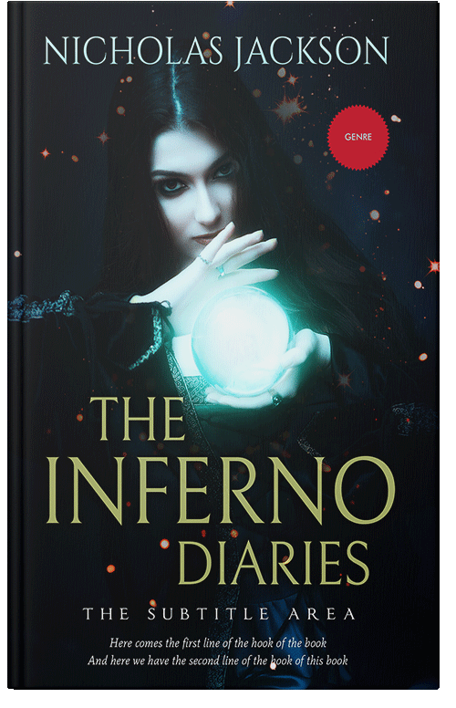 Front view of Premade Horror Book Cover - Kangaroo