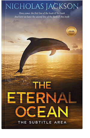 Pre Made Book Cover Harvest Gold