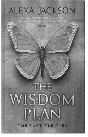 Premade Book Cover Gray