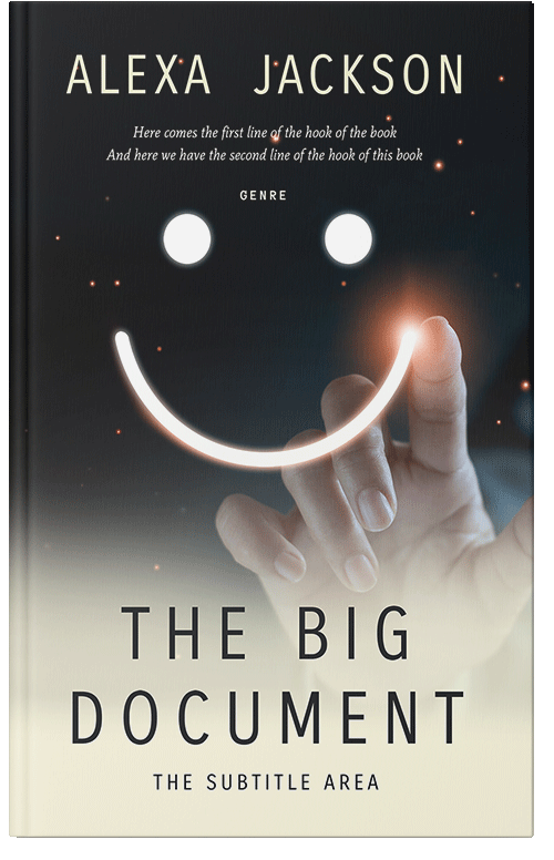 Front view of Premade Business Book Cover - Baltic Sea