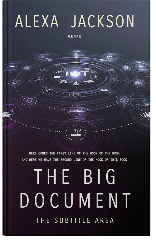 Front view of Premade Business Book Cover - Cinder