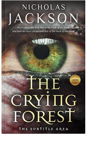 Pre Made Book Cover Cocoa Brown