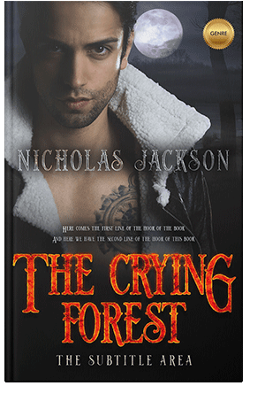 Pre Made Book Cover Brandy Rose