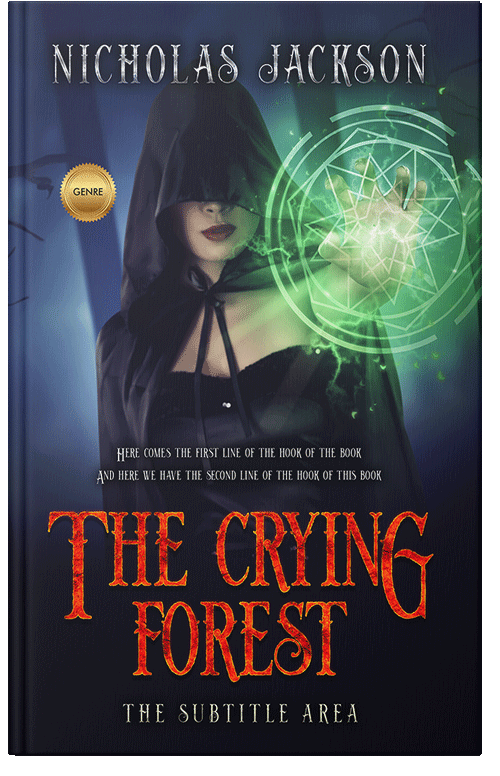 Front view of Premade Paranormal & Urban Book Cover - Mirage