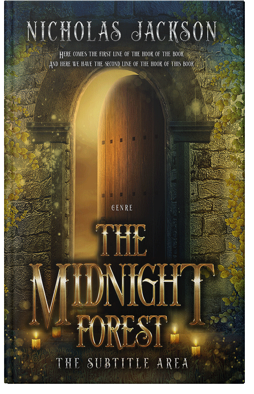 Front view of Premade Romance Book Cover - Eternity