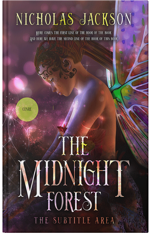 Front view of Premade Fantasy Book Cover - Jon