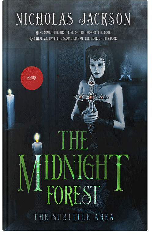 Front view of Premade Fantasy Book Cover - Bunker