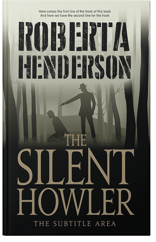 Front view of Premade Mystery & Thriller & Suspense Book Cover - Log Cabin