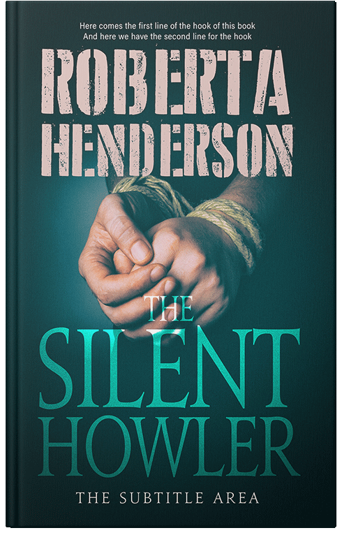 Front view of Premade Mystery & Thriller & Suspense Book Cover - Clam Shell