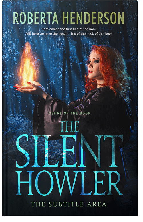 Front view of Premade Fantasy Book Cover - Ebony