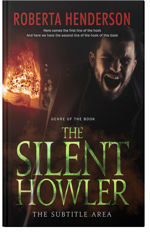 Front view of Premade Fantasy Book Cover - Crowshead