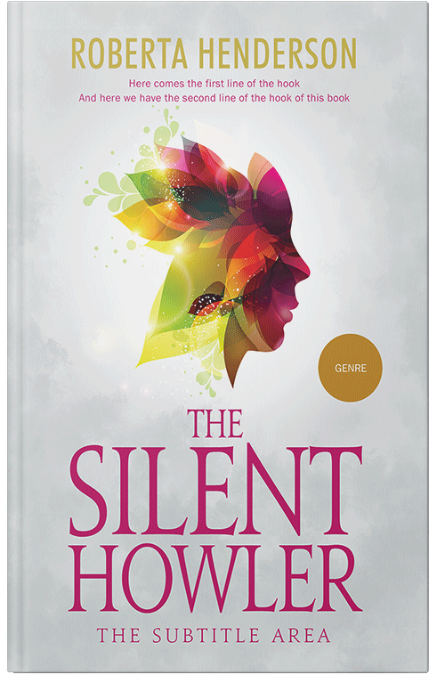 Front view of Premade Chick Lit Book Cover - Black Haze