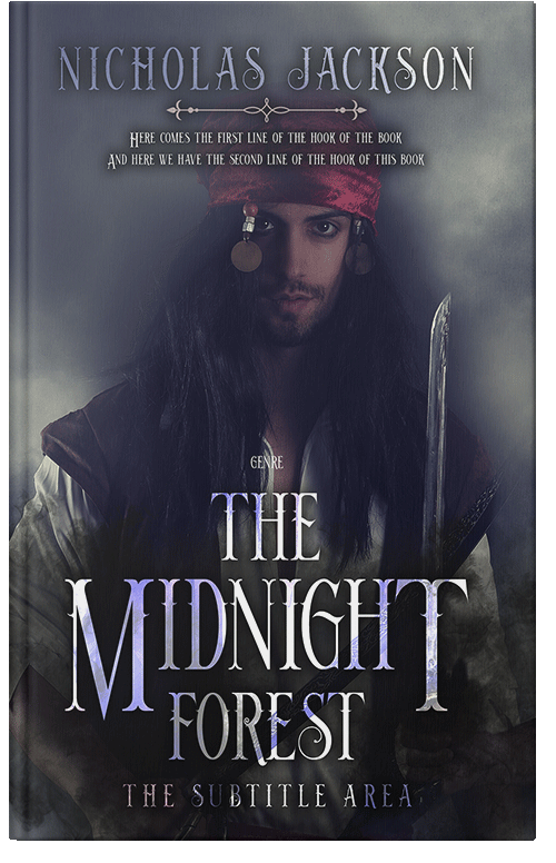 Front view of Premade Historical Book Cover - Charade