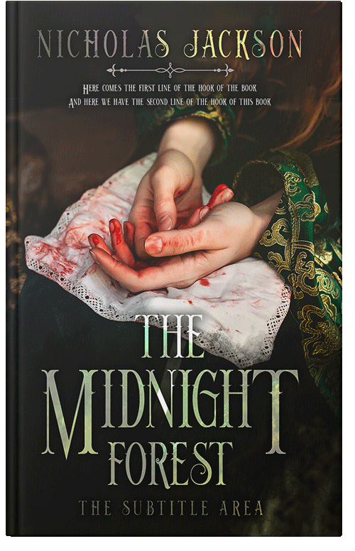 Front view of Premade Historical Book Cover - Rodeo Dust