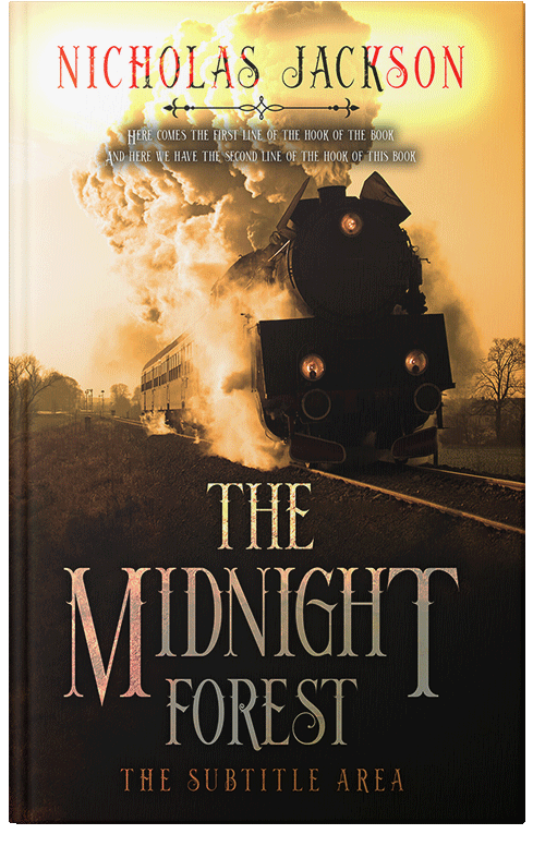 Front view of Premade Historical Book Cover - Eternity