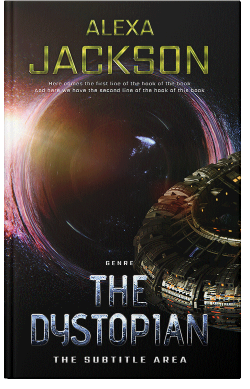 Front view of Premade Science Fiction Book Cover - Indian Khaki