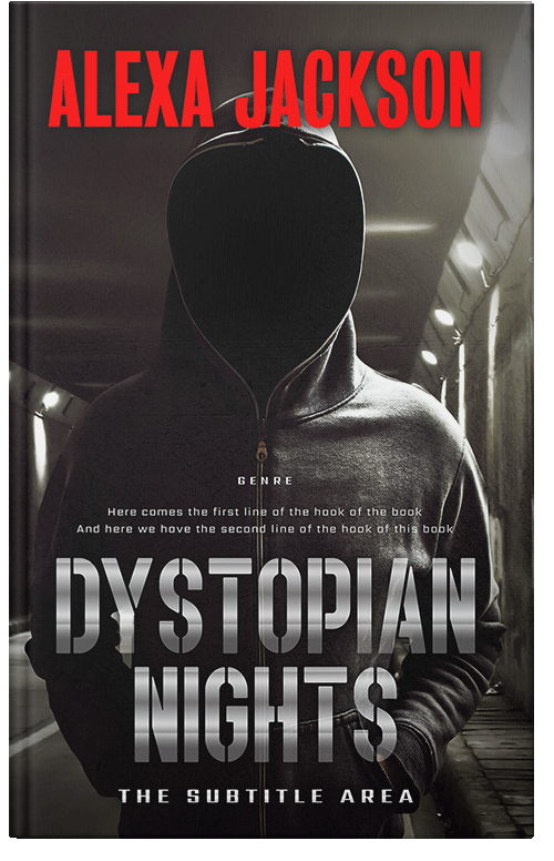 Front view of Premade Mystery & Thriller & Suspense Book Cover - Cod Gray