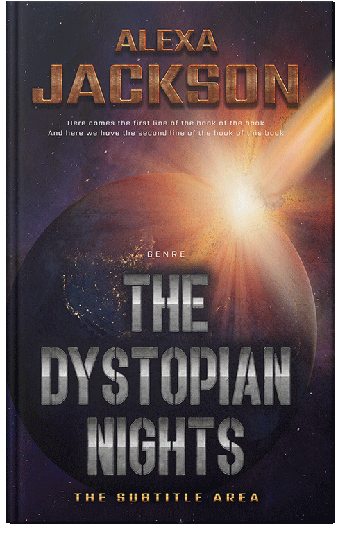 Front view of Premade Apocalyptica Book Cover - My Pink