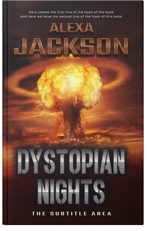 Front view of Premade Apocalyptica Book Cover - Eclipse