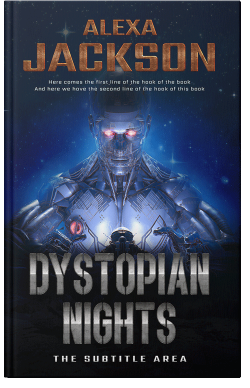 Front view of Premade Science Fiction Book Cover - Shady Lady