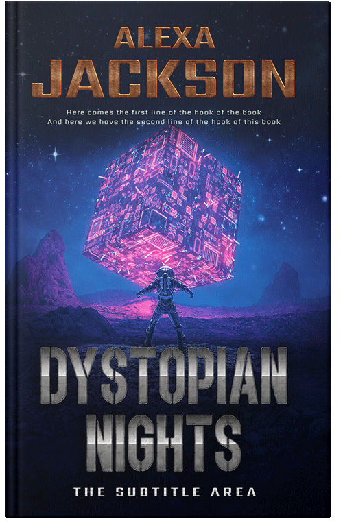 Front view of Premade Science Fiction Book Cover - Bouquet